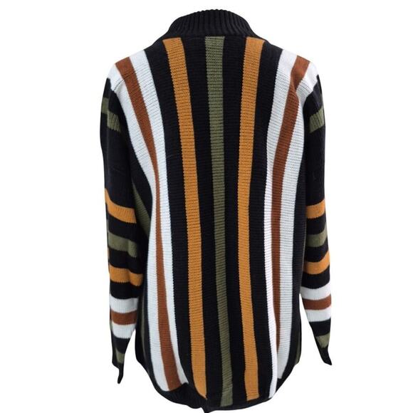 Vtg 80s 90s Clifton Place Knits Ltd Striped Sweater L/XL NWOT - Picture 3 of 5